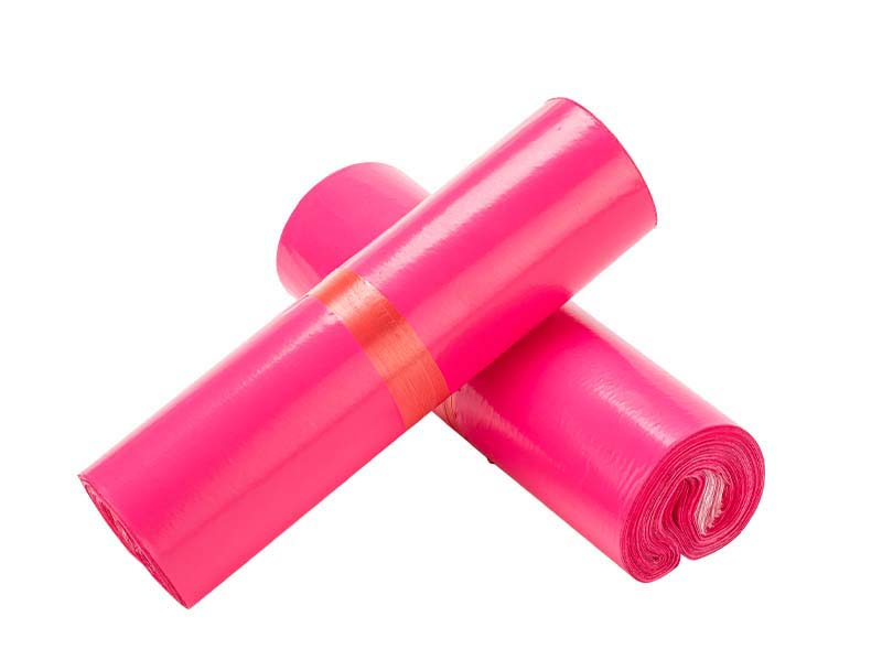 景谷玫红色快递袋-02